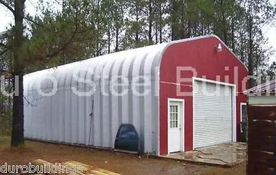 DuroSPAN Steel 25'x28'x13 Metal Straight Wall Arch Building Kit Open Ends DiRECT • $6388