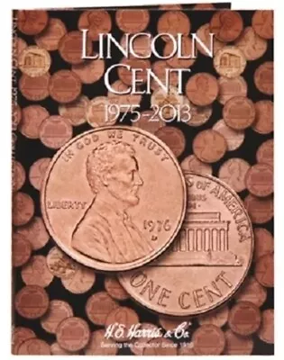 H E HARRIS #2674 Coin Folder LINCOLN CENT #3 1975-2013  Album / Book  Penny • $9.08