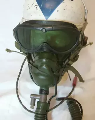 £127.52 • Buy Orignal Leather Fighter Pilot Helmet Air Force Without Mask