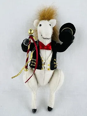Midwest Of Cannon Falls Heart Felts CIRCUS RINGMASTER HORSE 6  Felt Ornament • $34.99