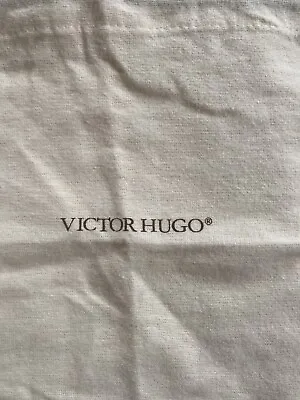 VICTOR HUGO  Shoe/purse Drawstring Cover / Dust Bag / Travel 14 X 11.  EUC • $8.95