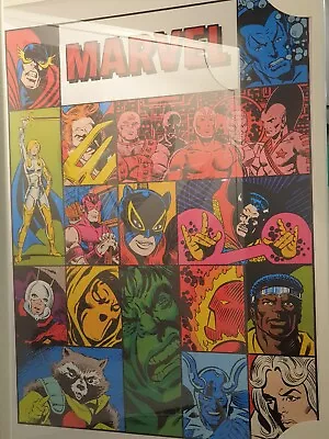 Marvel Poster - 50x70 Cm - 16 Heroes In Ones Comic Book Art Style Print • £14.95