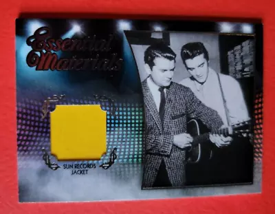 Elvis Presley Worn Sun Records Jacket Swatch Piece Card 2012 Essential Materials • $144.95