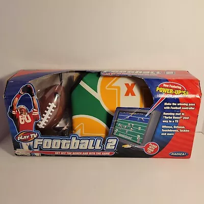 Radica Football 2 Play TV Plug And Play Arcade Video Game 2006 Mattel NOS • $59.95