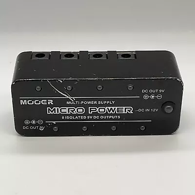 Mooer Micro Power Multi Power Supply 8 Isolated 9V DC Outputs • $39.99