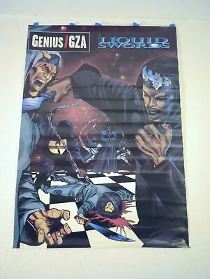 Wu-Tang Gza Poster Liquid Swords 24X34 Rare Rza Vintage • $599.99