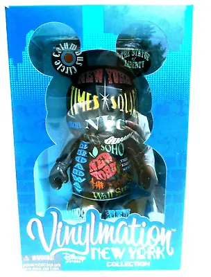 Disney 9  MICKEY MOUSE Vinylmation NY/NY BIG APPLE Marks LE  Figurine NRFB • $36.94