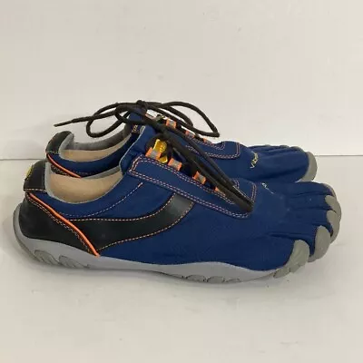 Vibram Five Fingers Shoes Mens 44 Speed XC Lace Up Blue Barefoot  Minimalist • $47.55