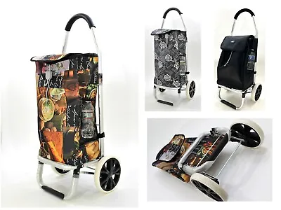 Aluminum Alloy Large Capacity Light Wheeled Shopping Trolley Cart Laundry Bag • $34.95