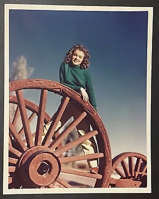 1945 Marilyn Monroe Original Photo Andre De Dienes Stamped Wagon Wheel Road Trip • $1400