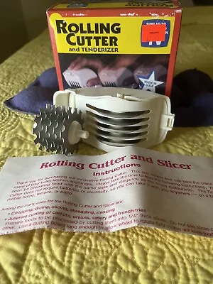 Vintage  As Seen On TV  Rolling Slicer And Meat Tenderizer • $13