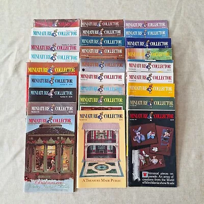 Vintage Miniature Collector Magazine Lot Of 27 • $49.99