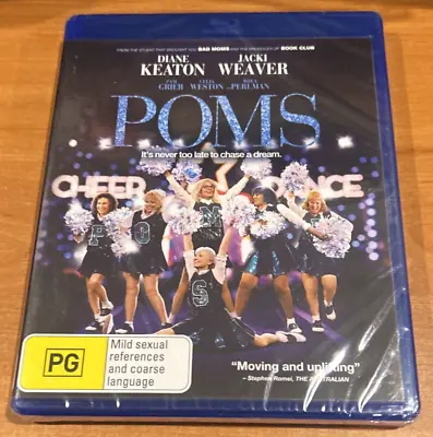Poms (2019 : 1 Disc Blu-Ray Set) Brand New Sealed In Plastic Region B • $10