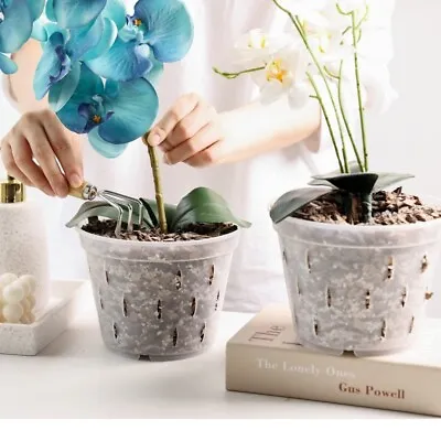 $13.39 • Buy Plastic Flowerpot Plant Pots For Phalaenopsis Orchid Planting Orchid Pot