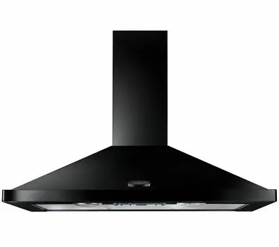 RANGEMASTER LEIHDC100BC Chimney Cooker Hood - Black 02 • £289