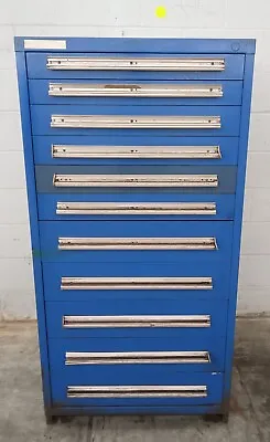 Blue 11 Drawer Tool Cabinet ***no Key*** • $1100