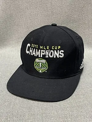 Portland Timbers 2015 MLS Cup Champions Hat Adult Black Snapback Soccer Adidas • $15.88