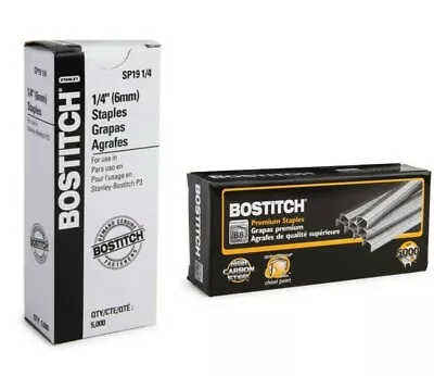 Bostitch Staples B8 & P3 - 5000/Box • $10.99