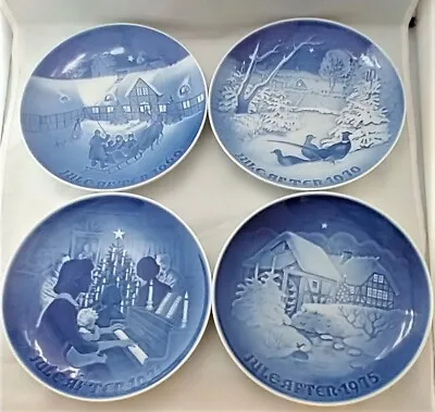 B&G Denmark 1969 70 71 & 75 Christmas Decorative Plates (B19) • $20