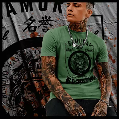 Samurai T-shirt Japanese Ronin Kanji Warrior Bushido Until Death Warrior Class • $19.99