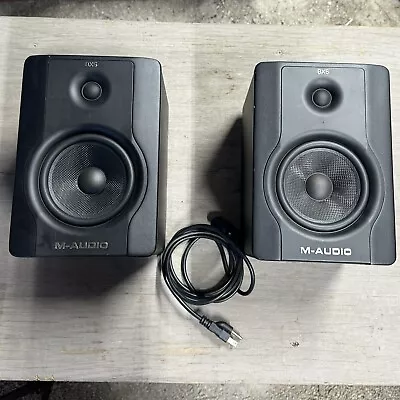 M-AUDIO BX5 D2 - Powered Studio Monitor Speaker (Lot Of 2) - Black - Used - Pair • $127.64