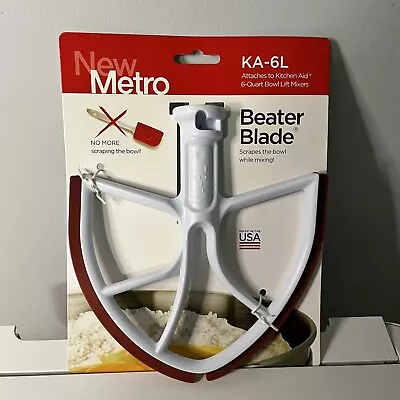 New Metro KA-6L Original Beater Blade Works W/ Most Kitchen Aid 6 Or 7 Qt Bowl-L • $12.99