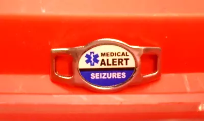 Medical Alert Seizures Epilepsy Charm Paracord Bracelet Stainless Steel Unisex • $3