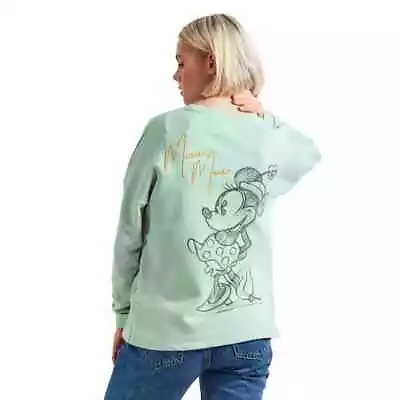 Disney Store Minnie Mouse Ladies' Green Sweatshirt (size XL) Minor Defect  • £28.95