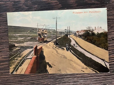 Postcard  Portsdown Hill Portsmouth • £3