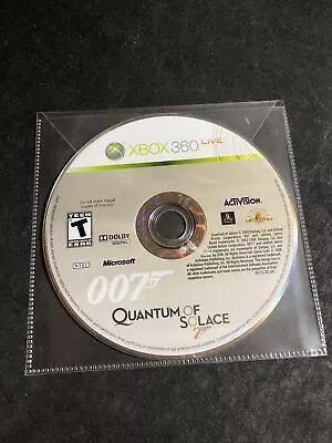 Xbox 360 007 Quantum Of Solace TESTED • $6.99