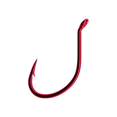 Mustad Hooks (10546NP-RB-6U) Drop Shot Or Live Bait Octopus Style Any Size Red • $6.98