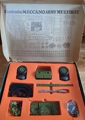 Vintage Meccano Army Multikit Construction Set 1972 Boxed • £24.99