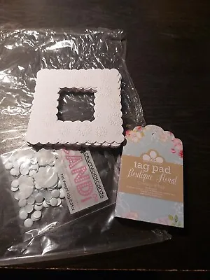 Craftwork Cards Boutique Floral Tags Frames And Card Candi • £4