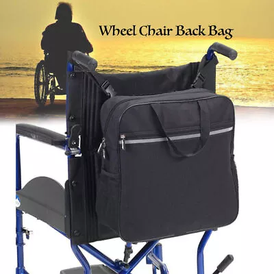 Mobility Scooter Wheelchair Shopping Bag Universal Large Armrest Storage Carry • $25.99