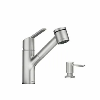 New Moen Sombra One-Handle Kitchen Faucet - Silver (87701SRS) • $79.99