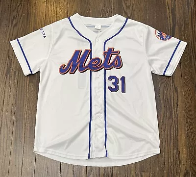 New York Mets Mike Piazza Delta Promo Jersey Men’s XL White • $24.99