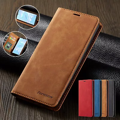 For Google Pixel 6A 8 / 7 Pro Leather Wallet Card Flip Magnetic Phone Case Cover • £6.95