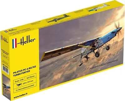 Heller 1:48 Scale Model Kit - Pilatus PC-6 B2/H2 Turbo Porter HEL30410 • $58.34