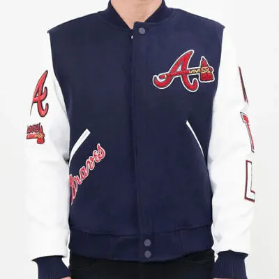 Letterman Atlanta Braves Wool Varsity Heavy Jacket • $109