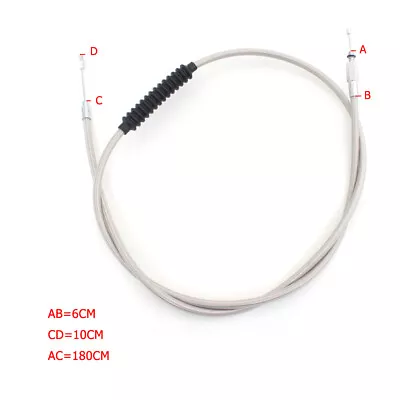 71  Steel Clutch Cable For Harley XL Softail -Heritage Road King Sportster USA • $34.77