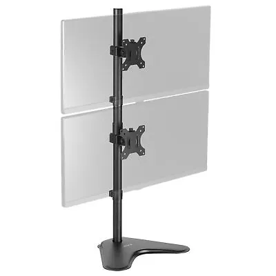 VIVO Dual LCD Monitor Vertical Stand Mount Fits 2 Ultrawide Screens Up To 34  • $39.99