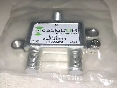 $10.50 • Buy Brand New Coaxial F-Type 2 Way TV Antenna Splitter, Rg6, HFC NBN Splitter