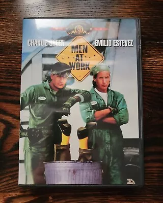 Men At Work DVD Emilio Estevez Charlie Sheen Like New! • $7