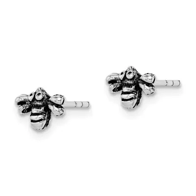 925 Sterling Silver Vintage Bee Earrings • $72