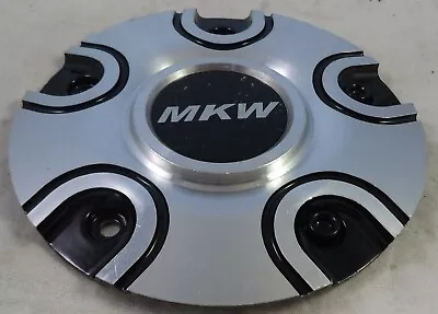 MKW Wheels Gloss Black / Silver Custom Wheel Center Cap Caps # CAP M-618 • $49.95