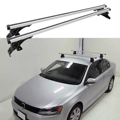 For VW Golf GTI Passat 48  Car Top Roof Rack Cross Bar Luggage Carrier Aluminum • $159.17