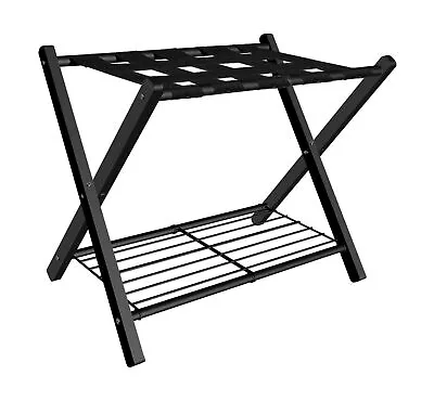 Fandature Folding Luggage Rack For Guest Room Metal Foldable Suitcase Stand ... • $57.10