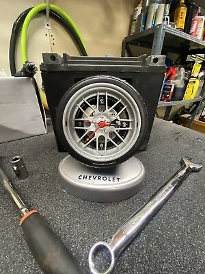 Chevrolet Wheel And Tire Desk Clock • $25