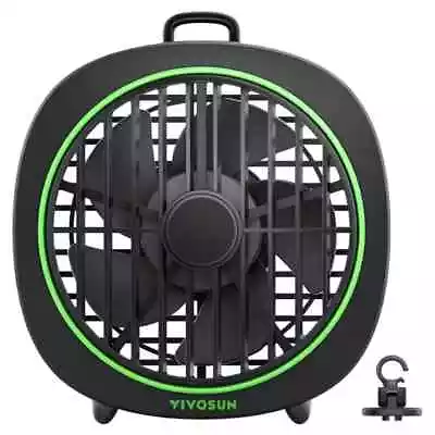 VIVOSUN AeroWave D4 4” Grow Tent Clip Fan With Detachable Hook Black • $16.99