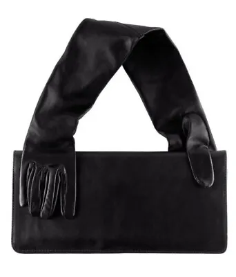 Maison Martin Margiela X H&M Glove Clutch Bag Leather Handbag In Black • $599